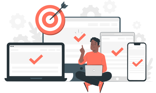 Illustration of productivity and goal achievement with jewelry inventory management system