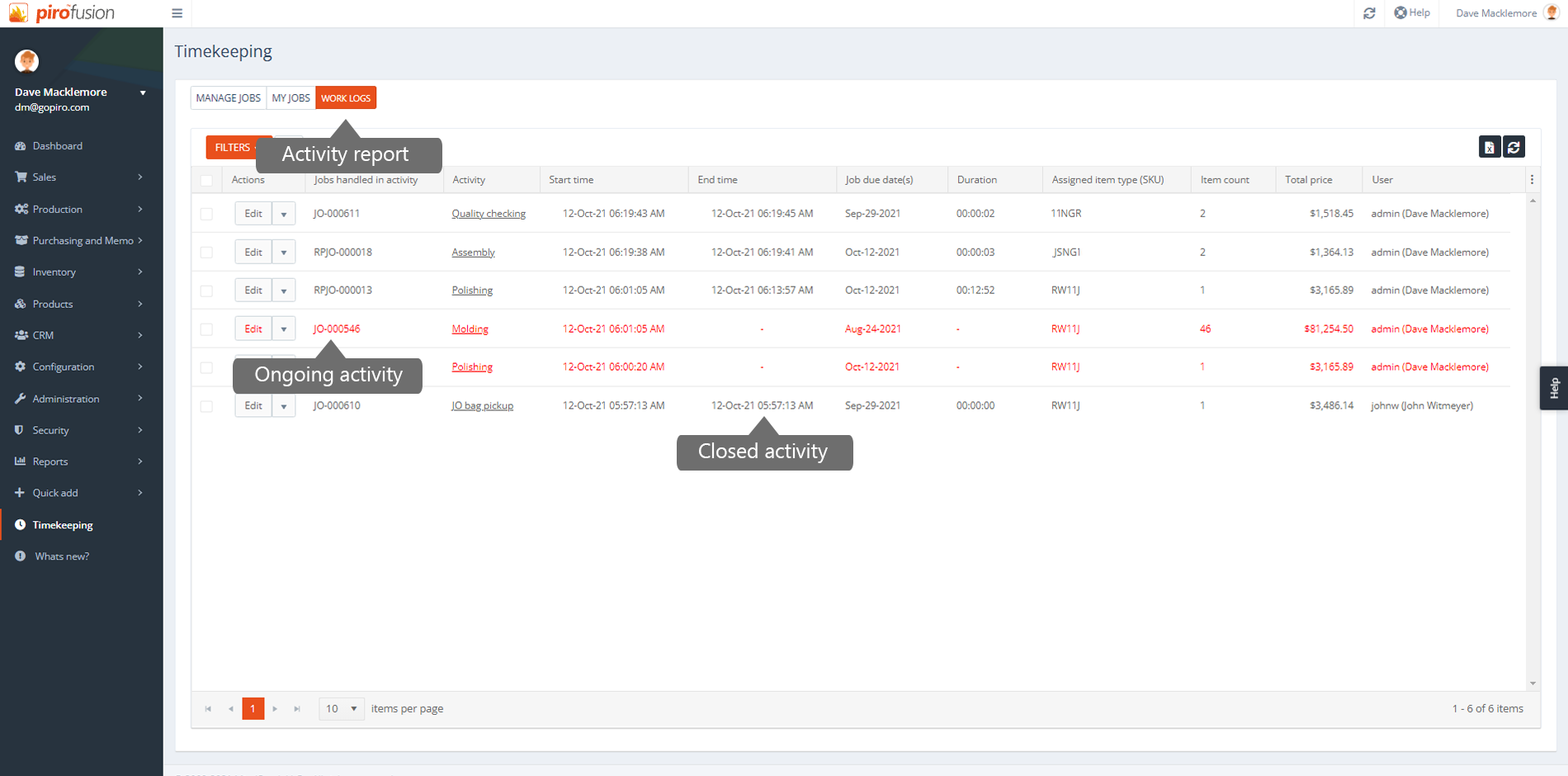 employee timekeeping software