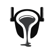 Casting management icon with pouring metal symbol