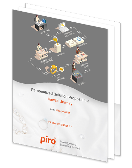 Personalized PIRO solution proposal guide for jewelers
